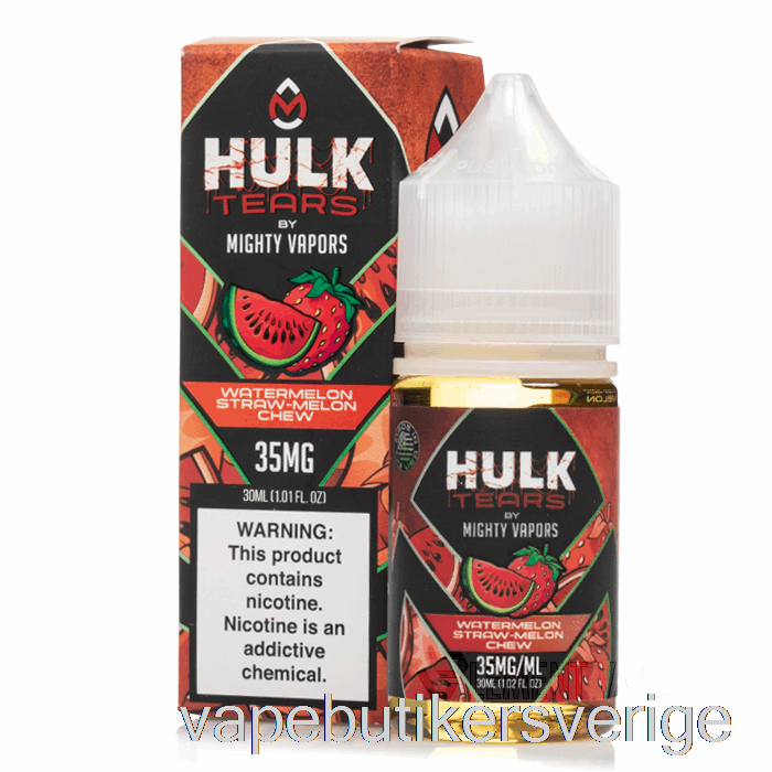 Vape Sverige Vattenmelon Halm Melon Tugga - Hulk Tears Salter - 30ml 50mg